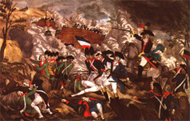 French defeat foreign invaders (Austria and Prussia) who are attempting to preserve the monarchy