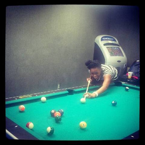 First Time Playing Pool At A Truck Stop