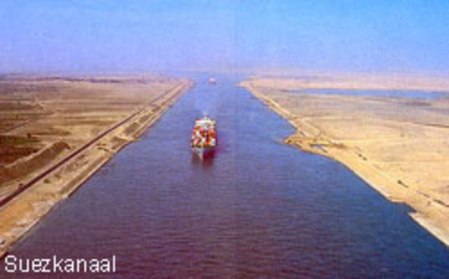 De opening van het Suez Kanaal