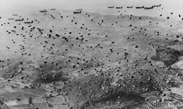 Nedkastnin af amerikanske faldskærmstropper