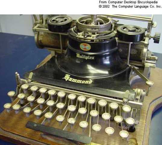 Christopher Scholes Typewriter