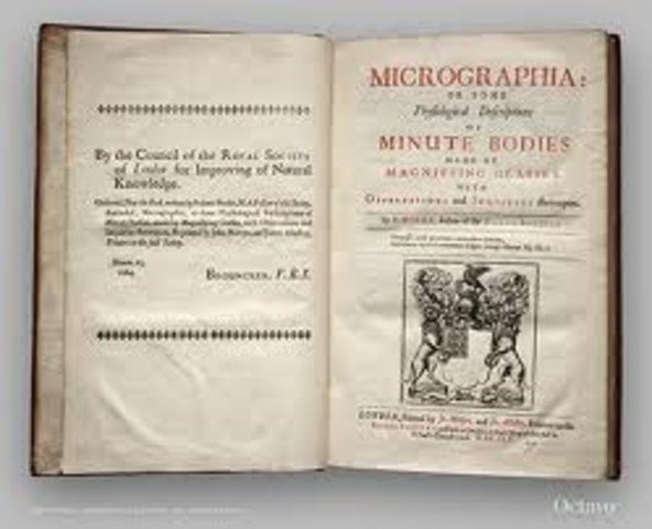 Robert Hooke Publishes "Micrographia"