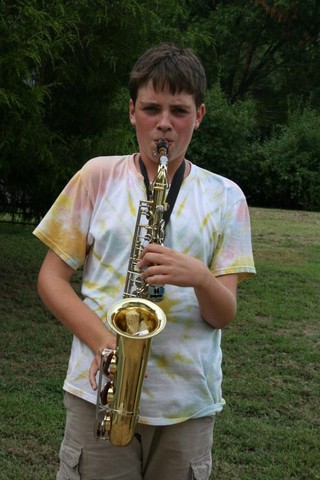 Michael's saxophone