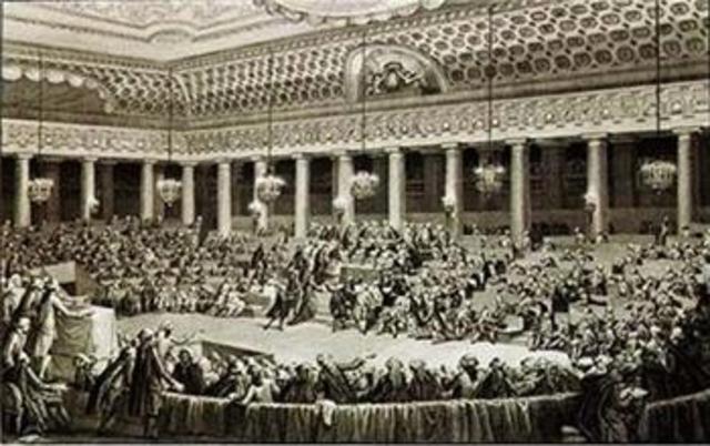 National Aseembky abolishes feudalism with august Decrees