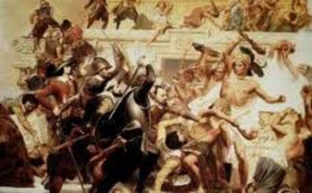Cortés conquers Aztec Empire