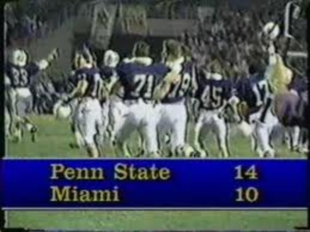 Joe Paterno wins second National Championship with Penn State