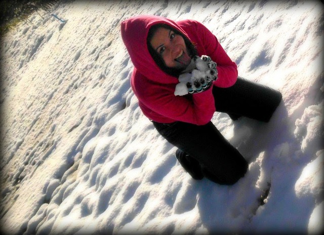 Saw snow for the 1st time!