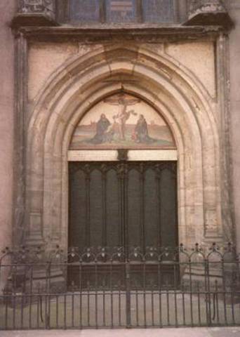 The Posting of the 95 Theses