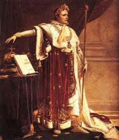 Coronation of Napolean Bonaparte as Emperor of France