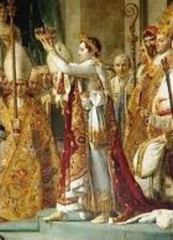 Coronation of Napolean Bonaparte as Emperor of France