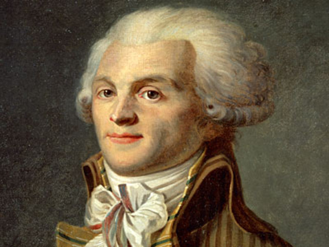 End of Reign of Terror - execution of Robespierre