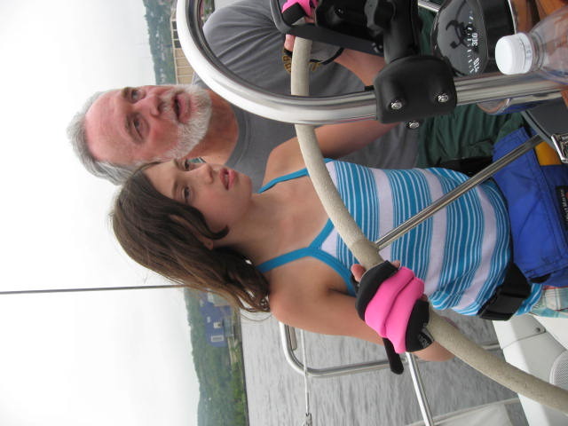 I drove a sail boat full of people.