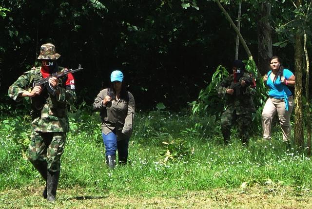 FARC Cylinder Gas Bomb Attack