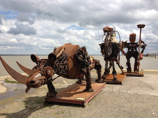 Fin de l'opération sculpture -recyclage