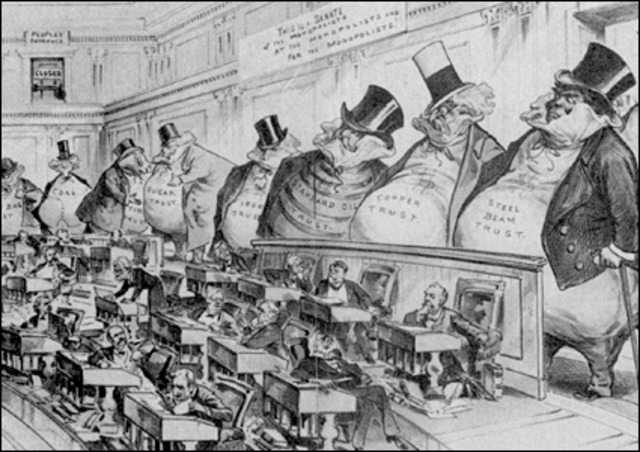 Monopolies banned forever by new Sherman Antitrust act!