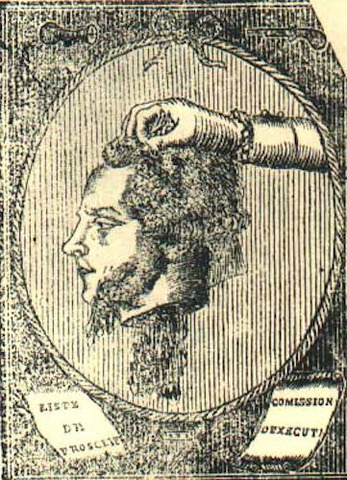 End of the Reign of Terror - execution of Robespierre