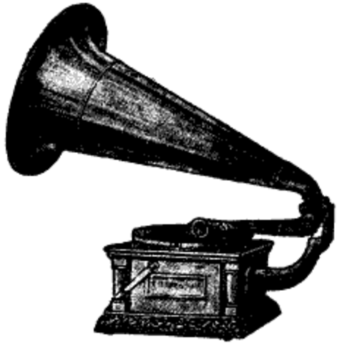 Gramophone by Thomas Edison