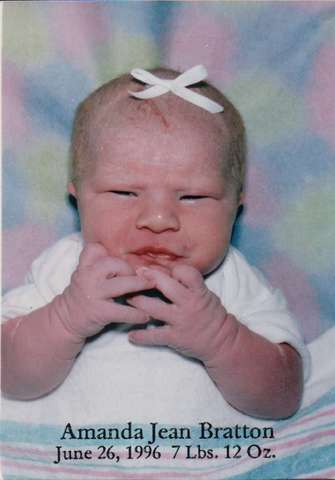 Amanda Jean Bratton has been born!