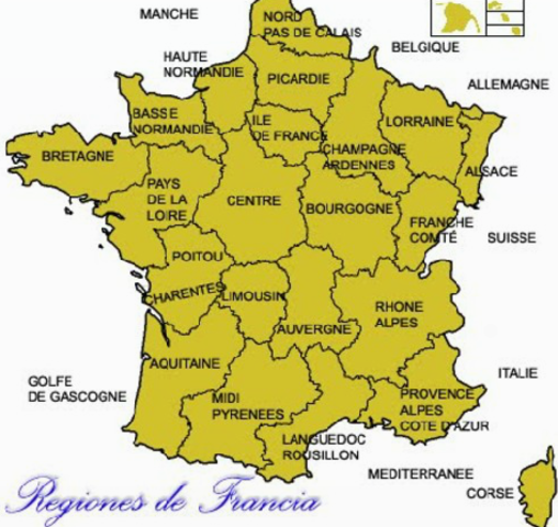 Instauración de una nueva organización territorial del país