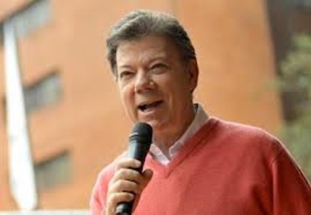 El presidente : JUAN MANUEL SANTOS