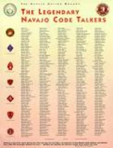 Navajo Establish "Code Talkers"
