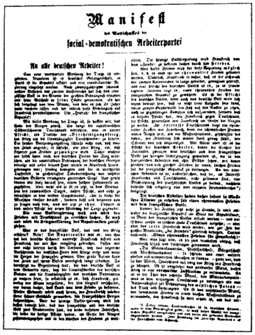 Brunswick Manifesto warns that Royal Family Must not be Harmed or else