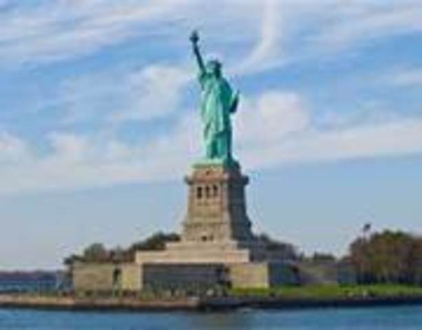 I arrived in America