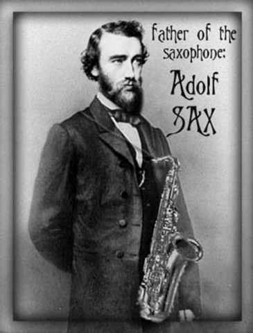 World Event - Patented the Saxophone