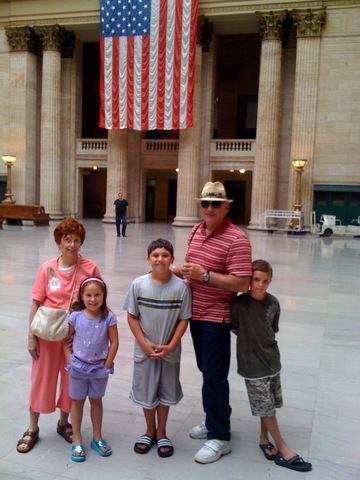 Hace 4 años que mi familia visitó a la familia extendida en Omaha