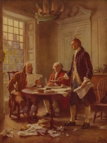Writing of Declaration of Independence