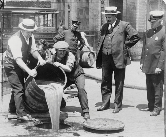 1920's - The rise of bootleggers such as Al Capone in Chicago highlight the darker side of prohibition.