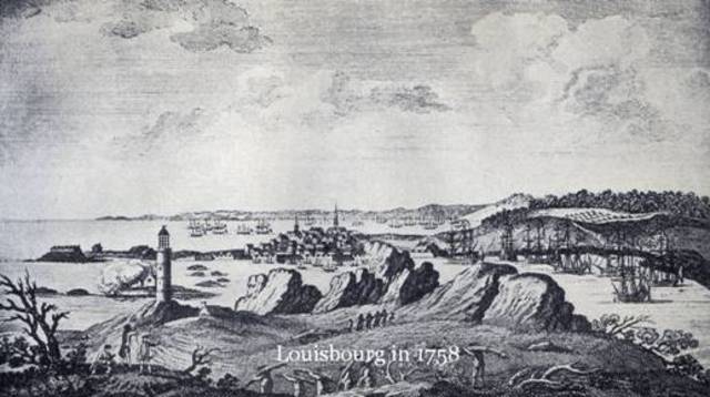 Louisbourg falls again in 1758