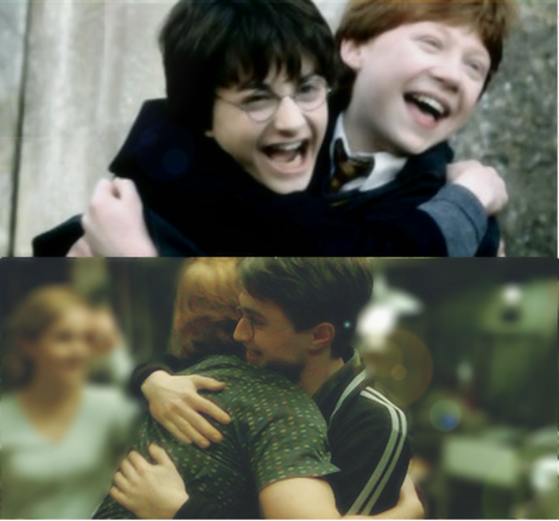 Harry Potter and Ron Weasly