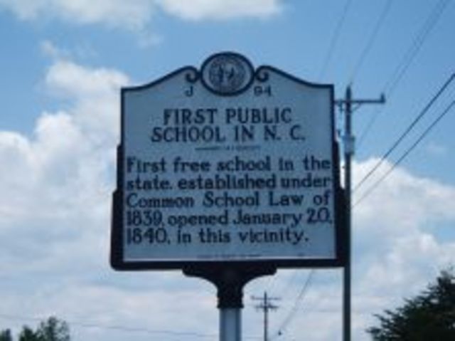 the first school in 1840