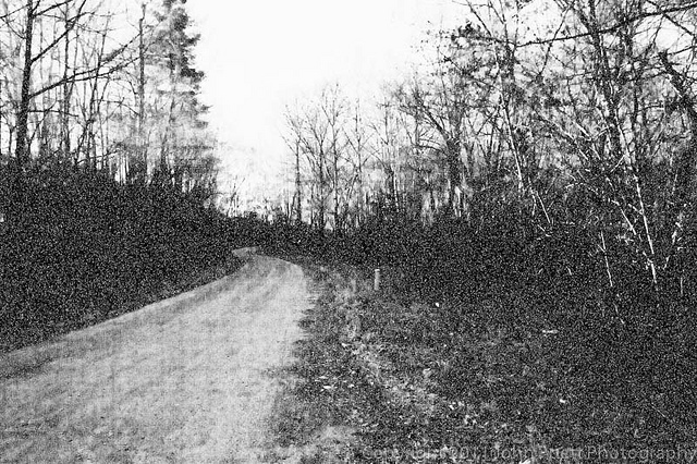 Dark night on the streets