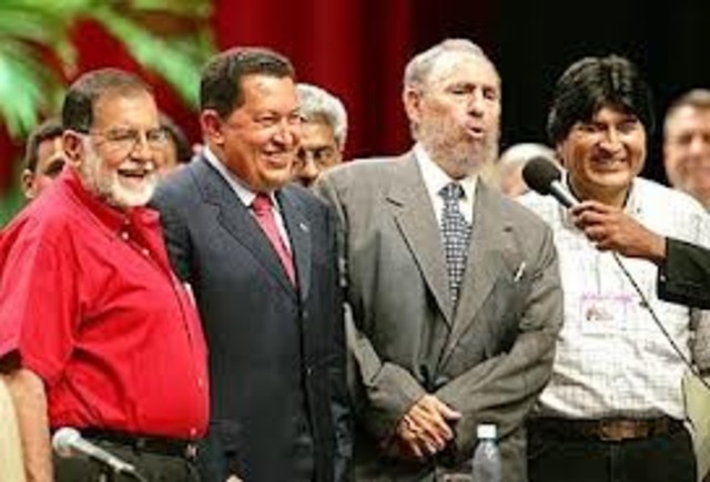 HUGO CHAVEZ INSCRITO EN EL FORO DE SAO PAULO