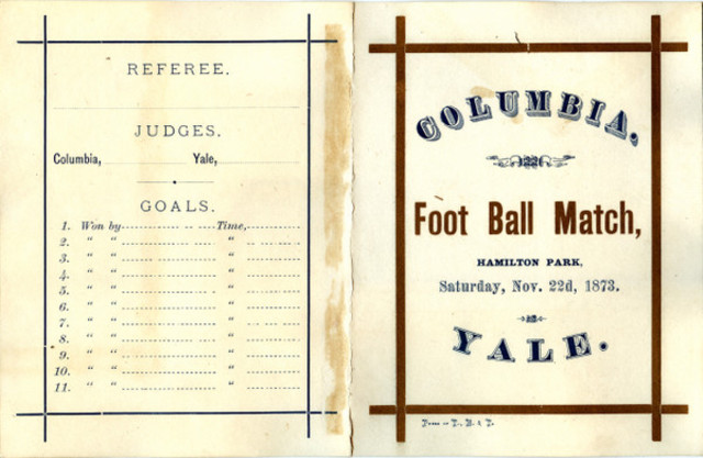 Footballs first official rules