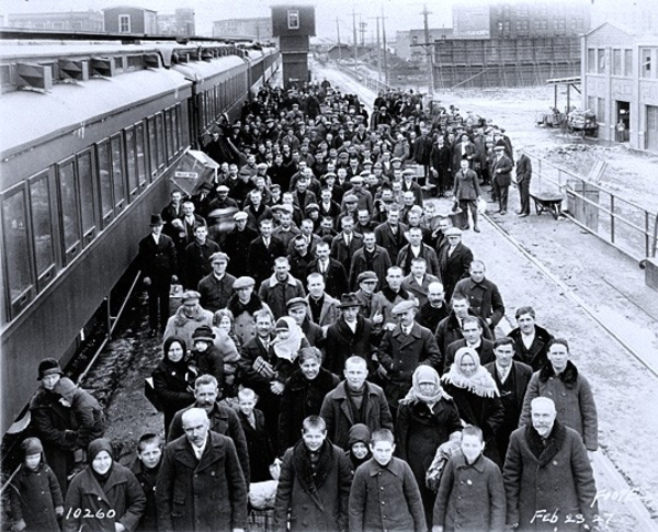 Immigrated into America