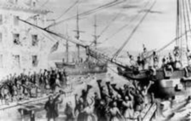 Tea Act and Boston Tea Party