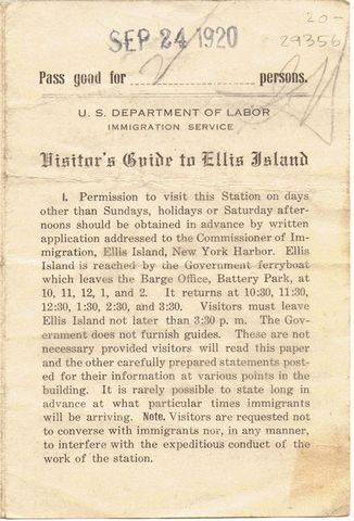 Boat to Ellis Island