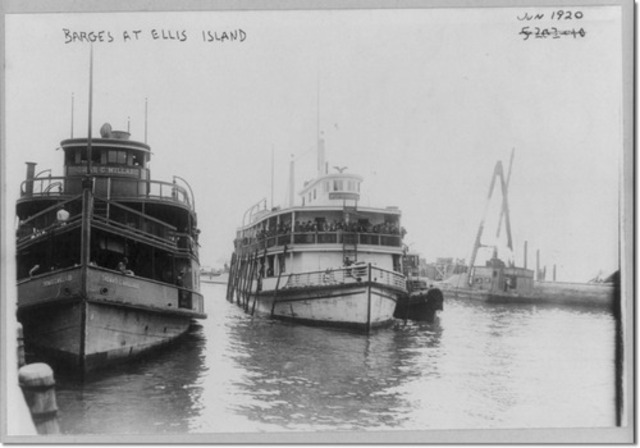 Boat ride to Ellis Island