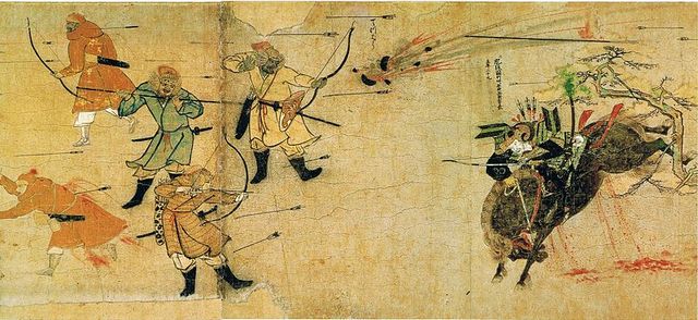 Kublai Khan and the Mongols try to invade Japan but are repelled