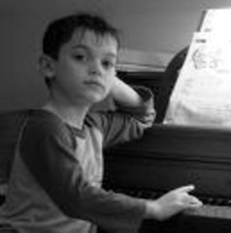 My first piano lesson