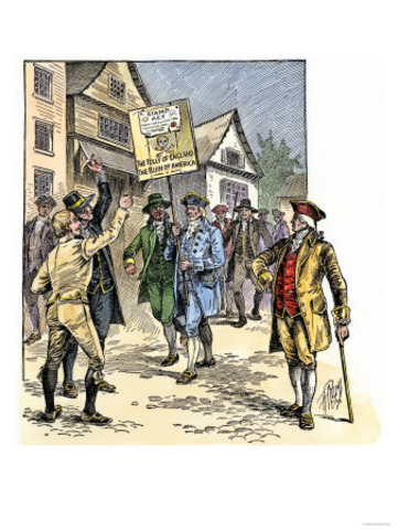 Protest of the Stamp Act
