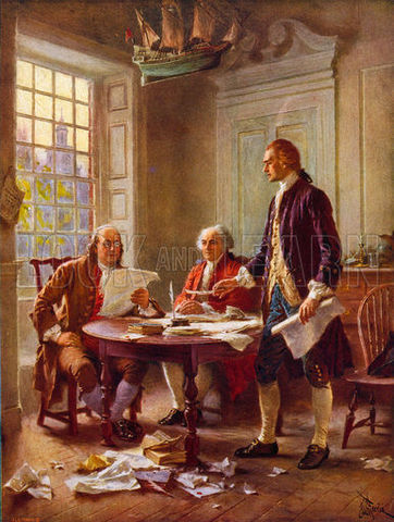 Writing of Declaration of Independence