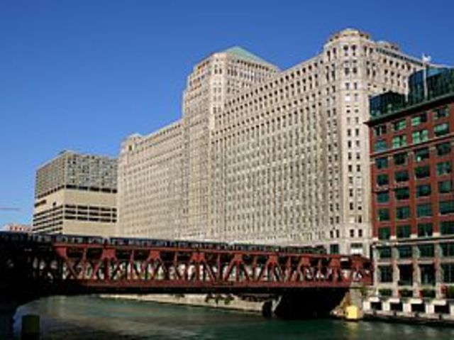 The Merchandise Mart was opened
