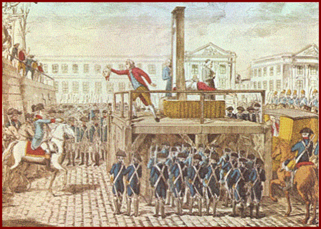 Luigi XVI viene ghigliottinato