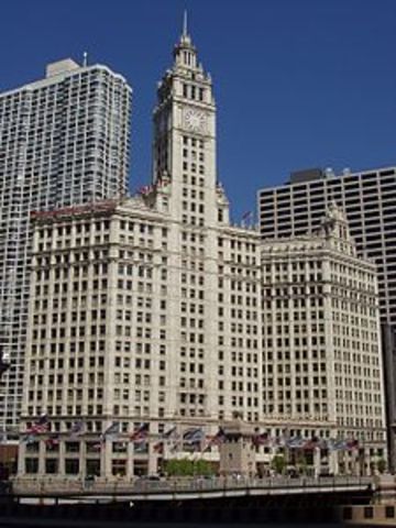 Construction of the Wrigley Building