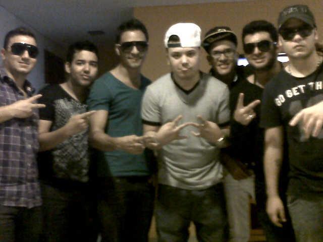 con nova y jory pipe calderon y dj kano antes del party