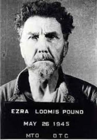 Ezra Pound was indicated for treason